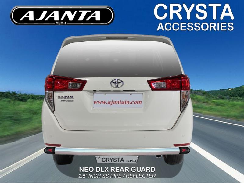 AJANTA INNOVA CRYSTA REAR GUARD NEO DLX-STEEL-BACK GUARD-REARGUARD TOYOTA CRYSTA