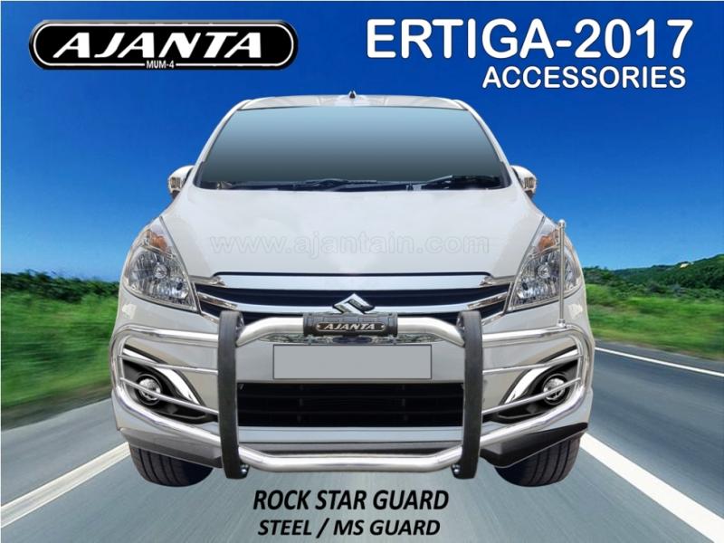 ERTIGA ROCKSTAR GUARD-FRONT CRASH GUARD FOR CARS-SUV-FRONT GUARD-AJANTA-MUMBAI.