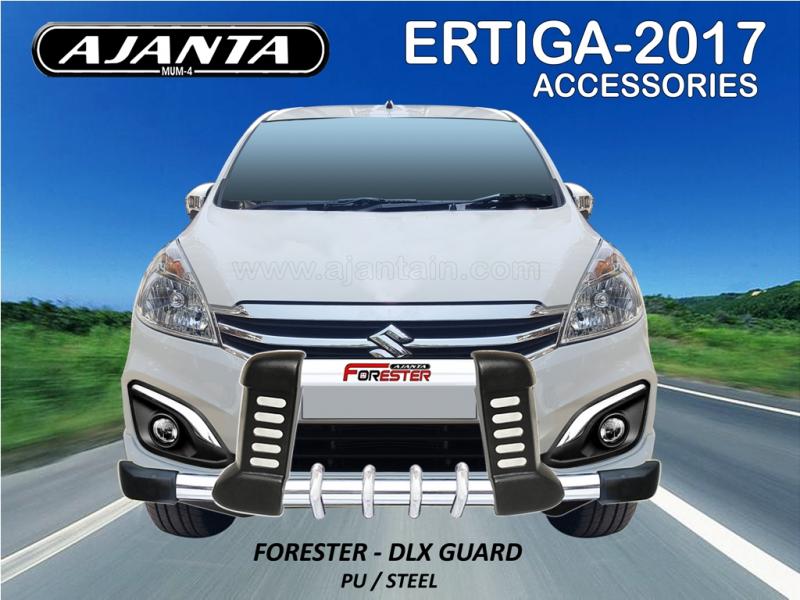 ERTIGA pu front bumper guard AJANTA FORESTER DLX GUARD. NEW PRODUCT 2017 RAKESH.