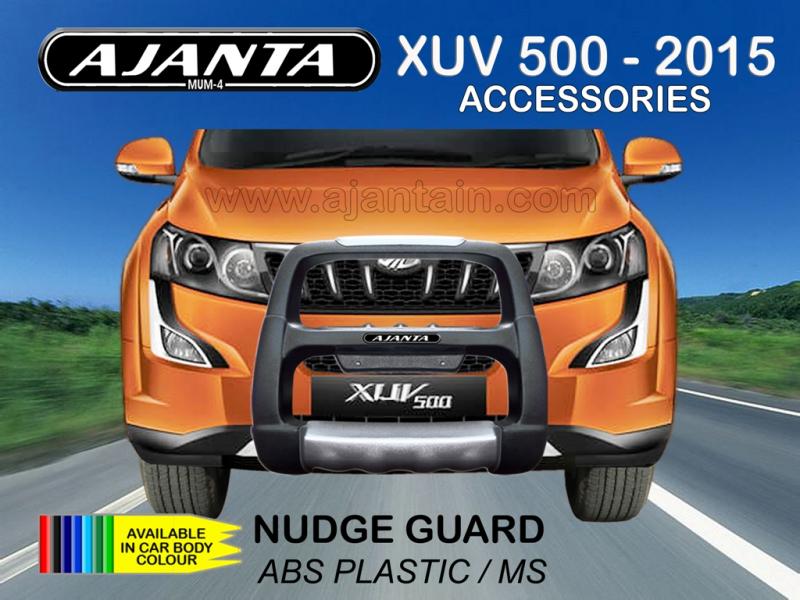 ABS FRONT GUARD, NUDGE GUARD ABS-MS BUMPER GUARD FOR NEW XUV 500 2015 AJANTA MUM