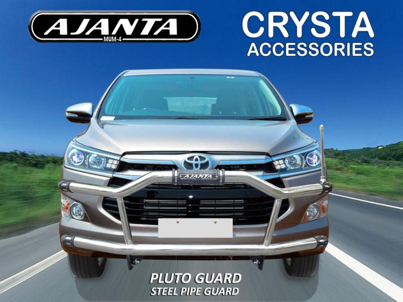 TOYOTA INNOVA CRYSTA STEEL FRONT SAFTY FRONT GUARD PLUTO STEEL FRONTGUARD AJANTA
