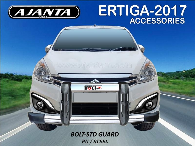 MARUTI ERTIGA 2017 LATEST ACCESSORIES-BOLT STD FRONT GUARD, ERTIGA SAFETY GUARD 