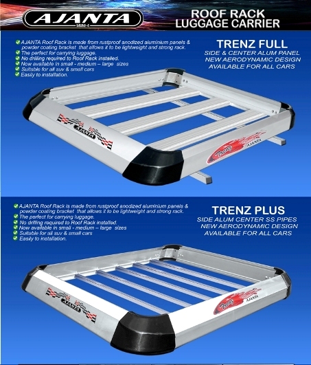 NEW TRENZ roof rack FOR MARUTI ERTIGA AJANTA CAR RACKS FOR SUV-SMALL CARS