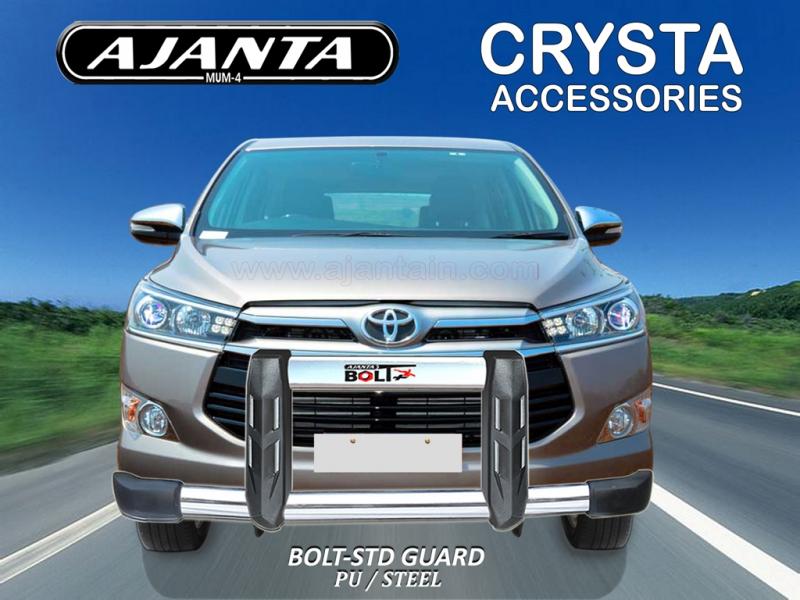 POLYURATHANE-STEEL-GUARD FOR TOYOTA-INNOVA CRYSTA-AJANTA GUARD MANUFACTURE-INDIA